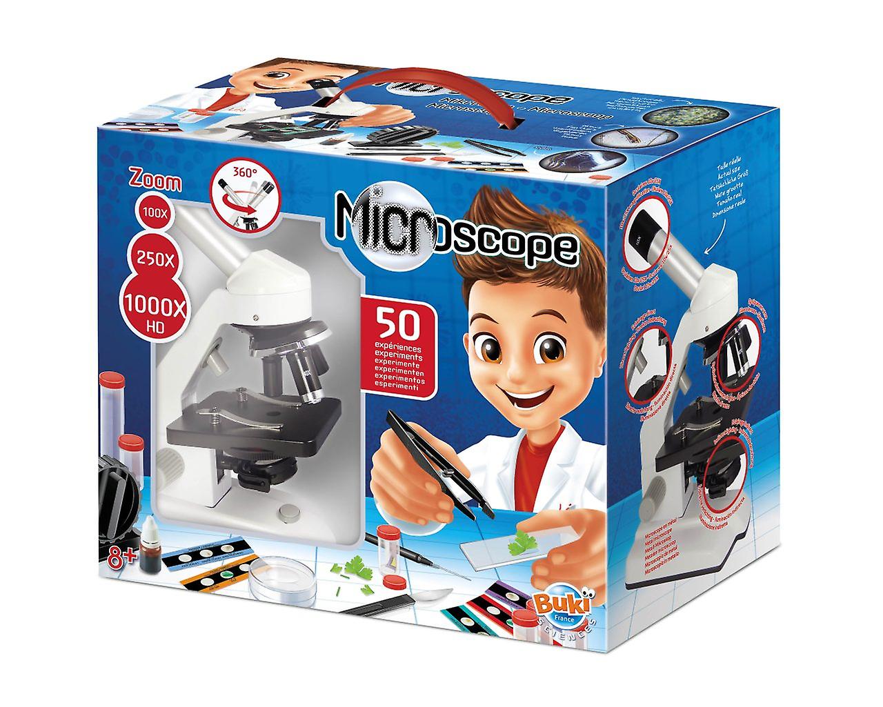 Buki Microscope With Experiments (Age 8+) - 50 Experiments