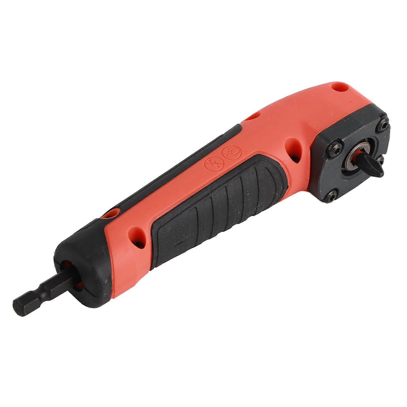 Right Angle Drill Attachment Ergonomic ABS Handle 90 Degree Angle Easy Replaceable Alloy Steel Drill Adapter