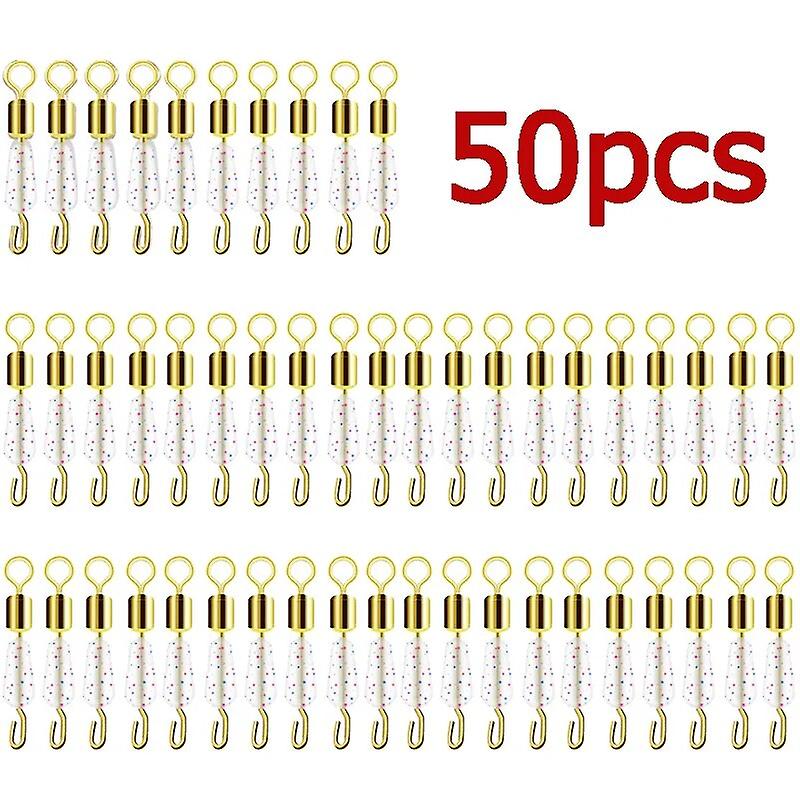 10/20/50Pcs Carp Fishing Quick Change Feeder Swivels Method Feeder Swivel Snaps Fishing Accessories Tool Jig Hooks Tackle