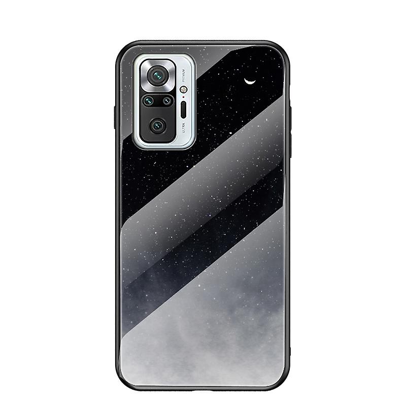 Starry Sky Pattern Tempered Glass Hybrid Cell Phone Back Case for Xiaomimi Note 10 Pro Starry
