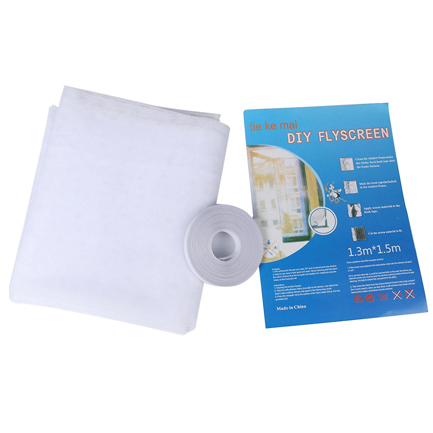 Window Screen Self Adhesive Strong Stickiness Anti-Insects Simple Installation Transparent Gauze Ind