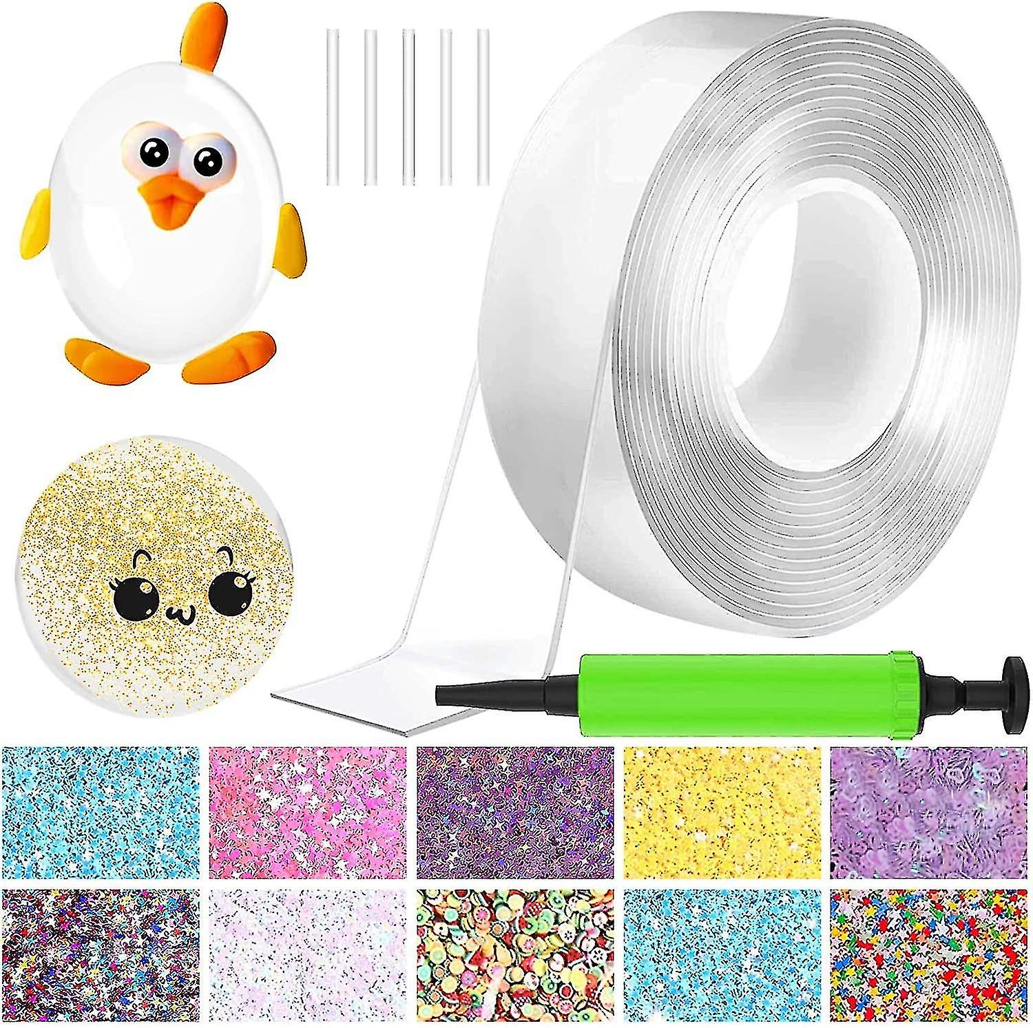 Upgrade Nano Tape Bubble Kit, Double Sided Tape Plastic Bubble,elastic Tape New-csn