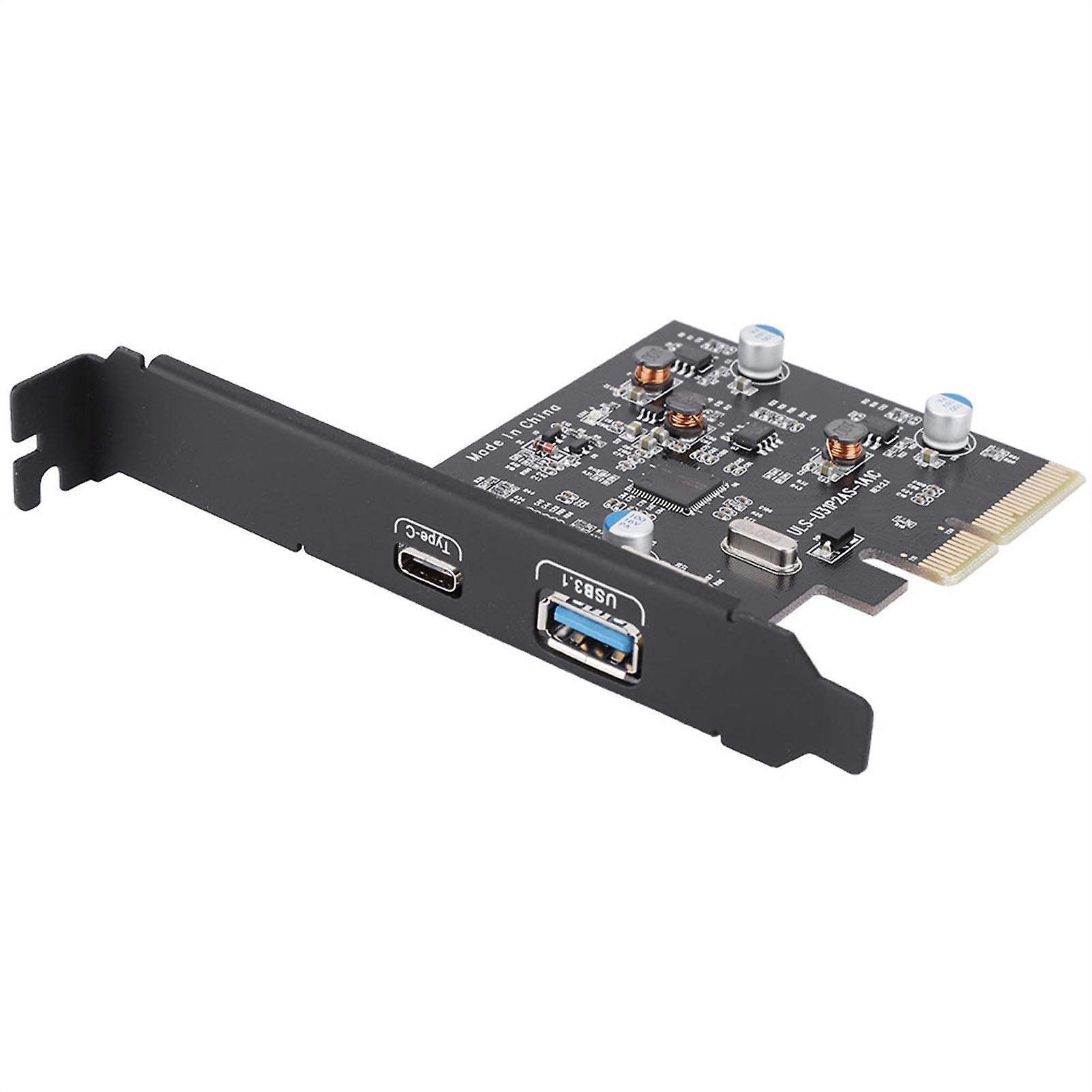 10Gbps Type A &amp; Type C Port PCI Expansion Controller Card Adapter