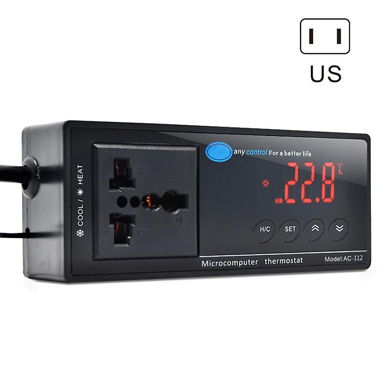 Digital LED Temperature Controller Thermostat for Aquarium Reptile AC-112 New