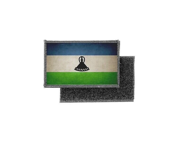 Patch ecusson prints vintage flag badge lesotho