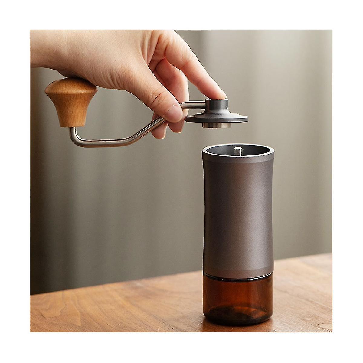 Macinacaffè manuale regolabile grossolanità in acciaio inossidabile Core Burr Hand Coffee Bean Grinder per