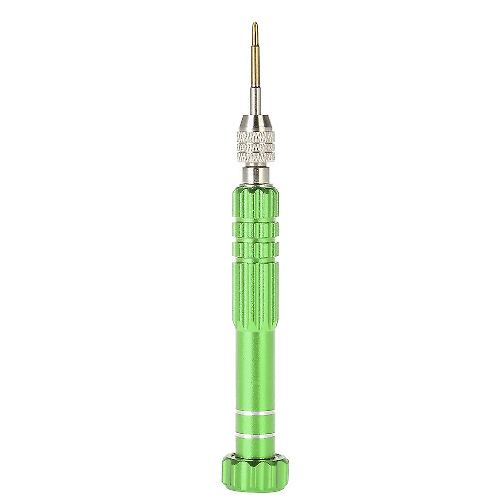 Precision Screwdriver Handle Kit with 5 Bits T5 T6 Cross Slotted Green
