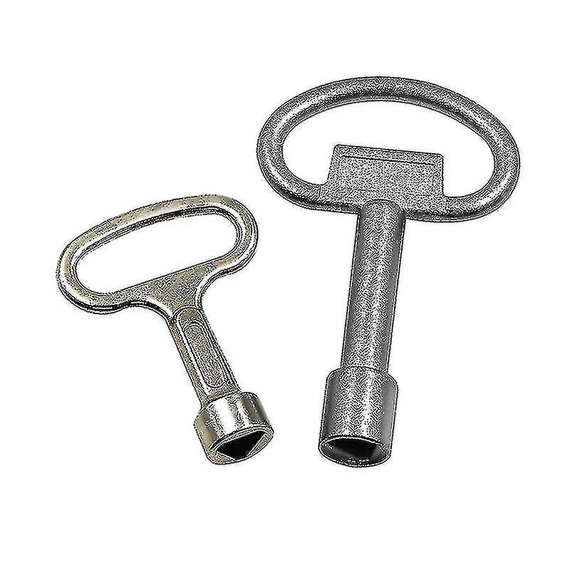6pcs Metal Triangular Key, Triangular Key, Meter Box Key, Gas Meter Key, For Gas Water Electric Meter Cabinetwater Valve Key Chassis Cabinet Do