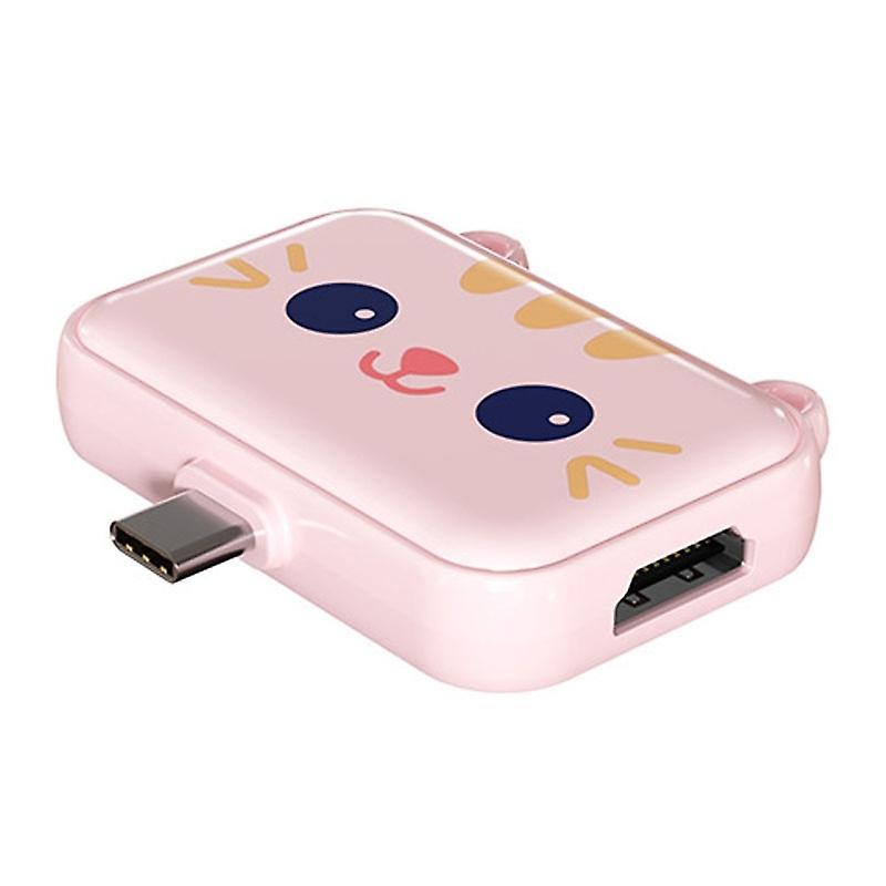 3 In 1 USB Hub 3H HDMI+PD+USB3.0 Pink