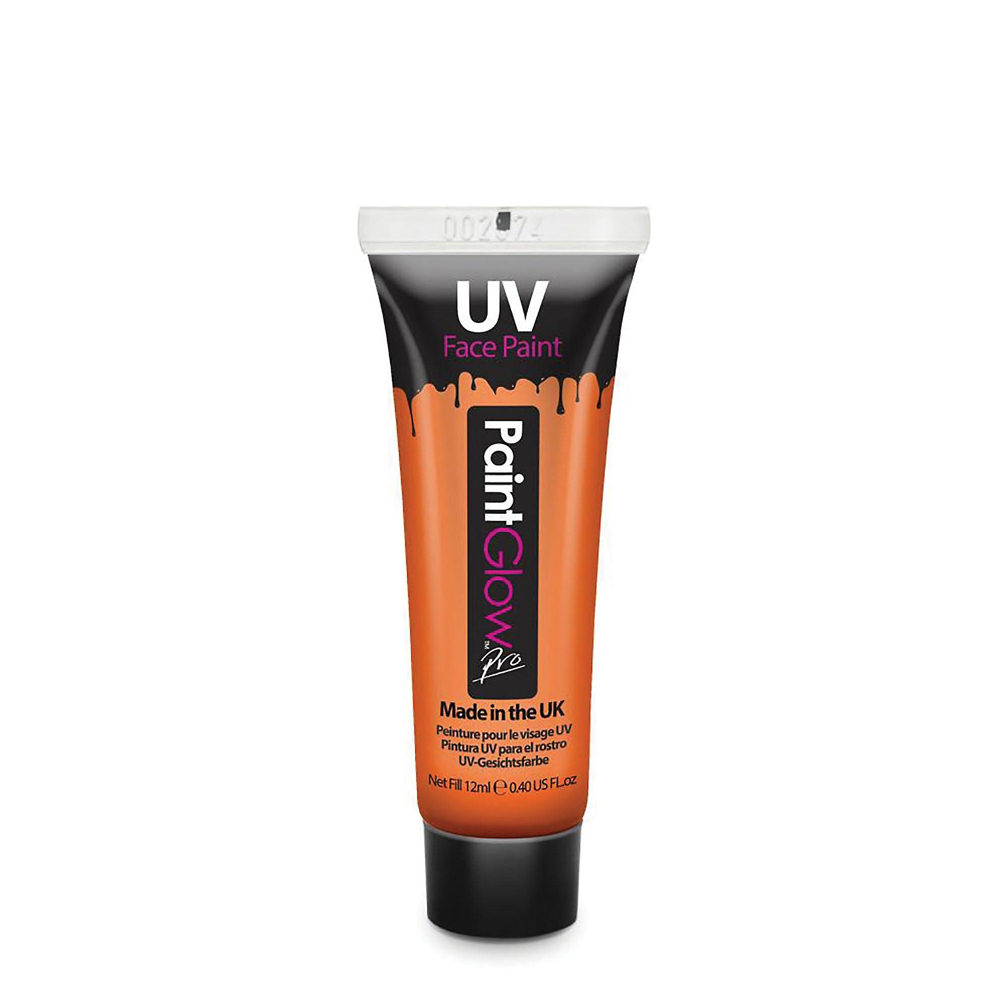 Uv Neon Face + Body Paint Orange 10ml Make Up Unisex Mu253