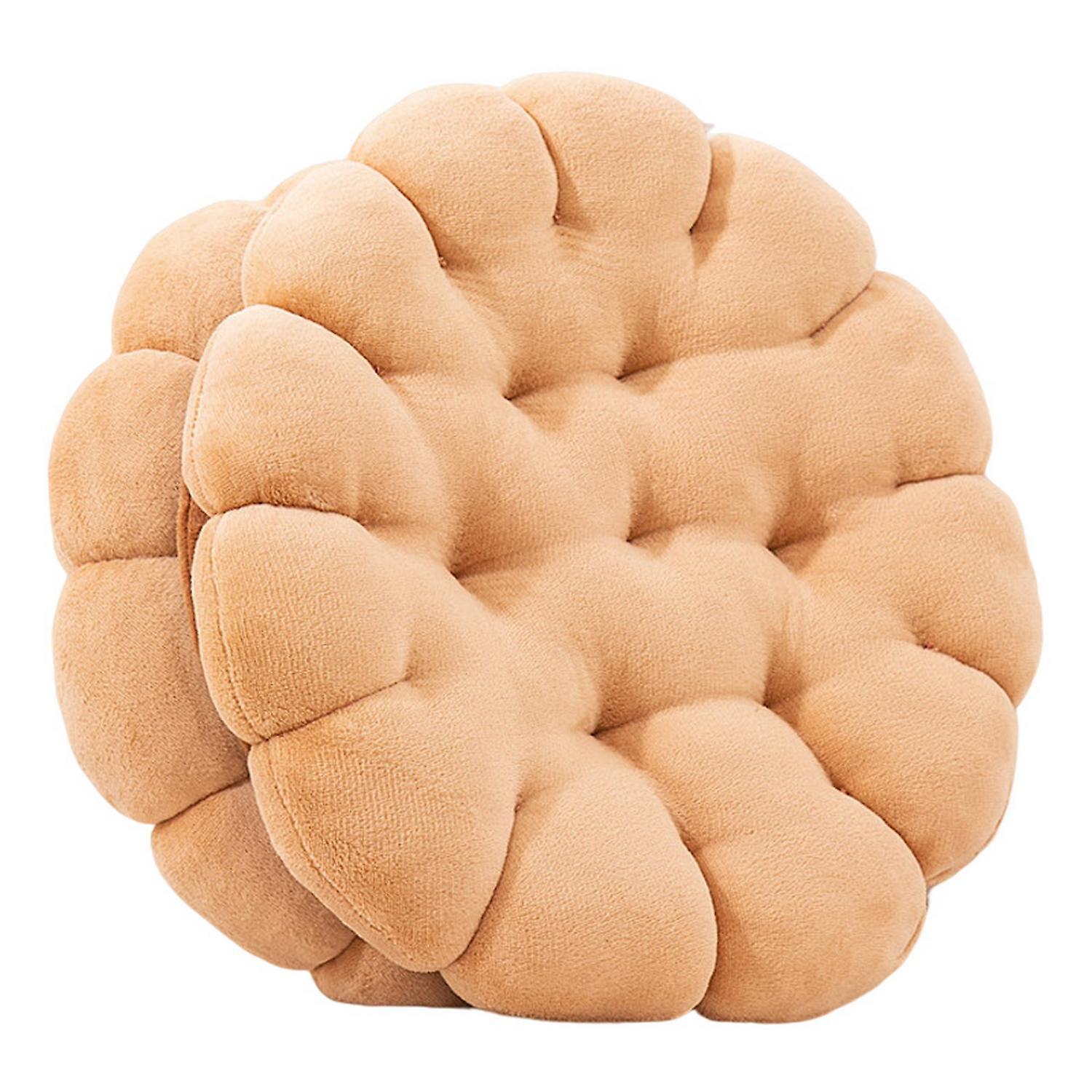 Seat Cushion EPE Filling Manual Positioning Living Room Bedroom Sandwich Biscuit Plush Pillow Toy