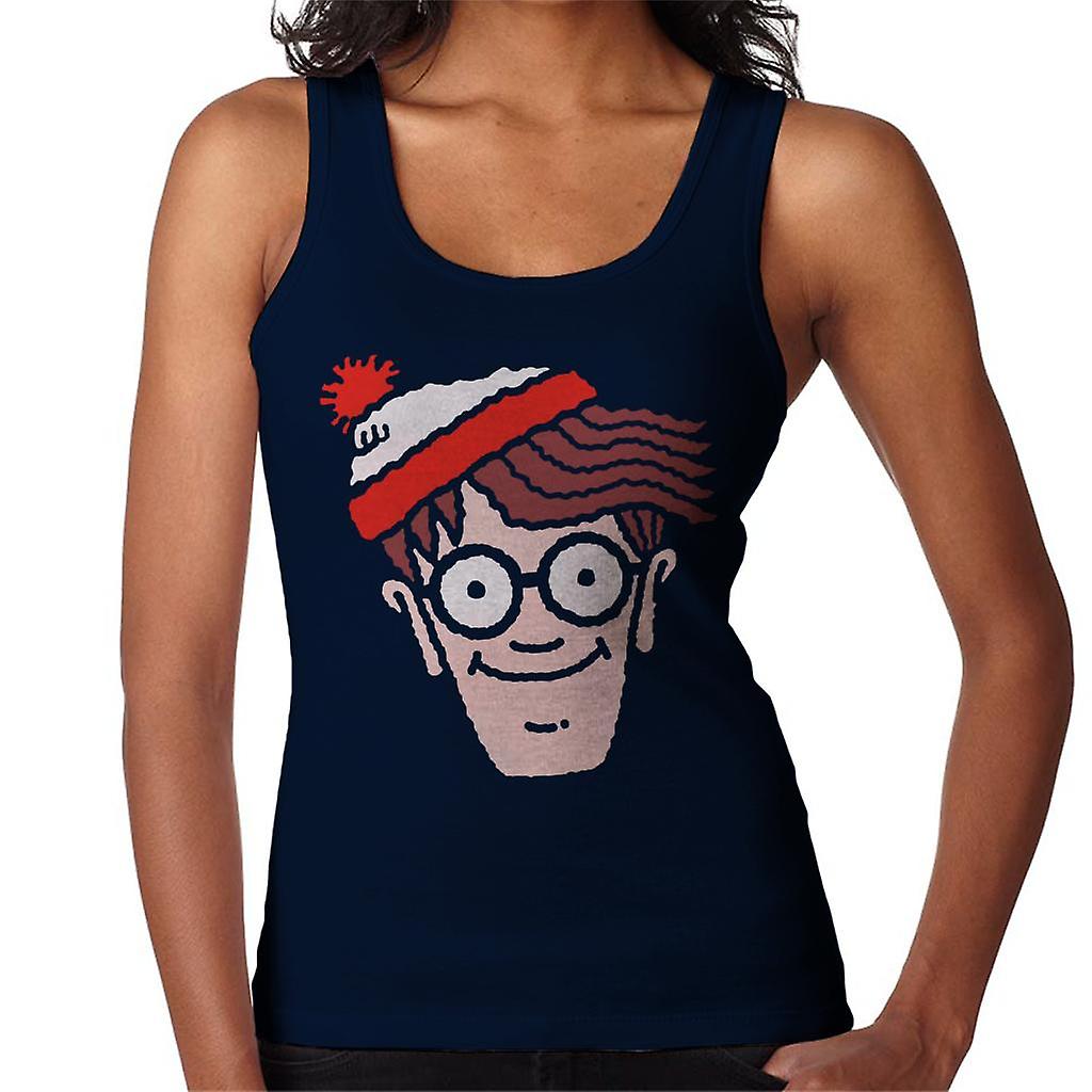 Where's Wally Character Head Women's Vest