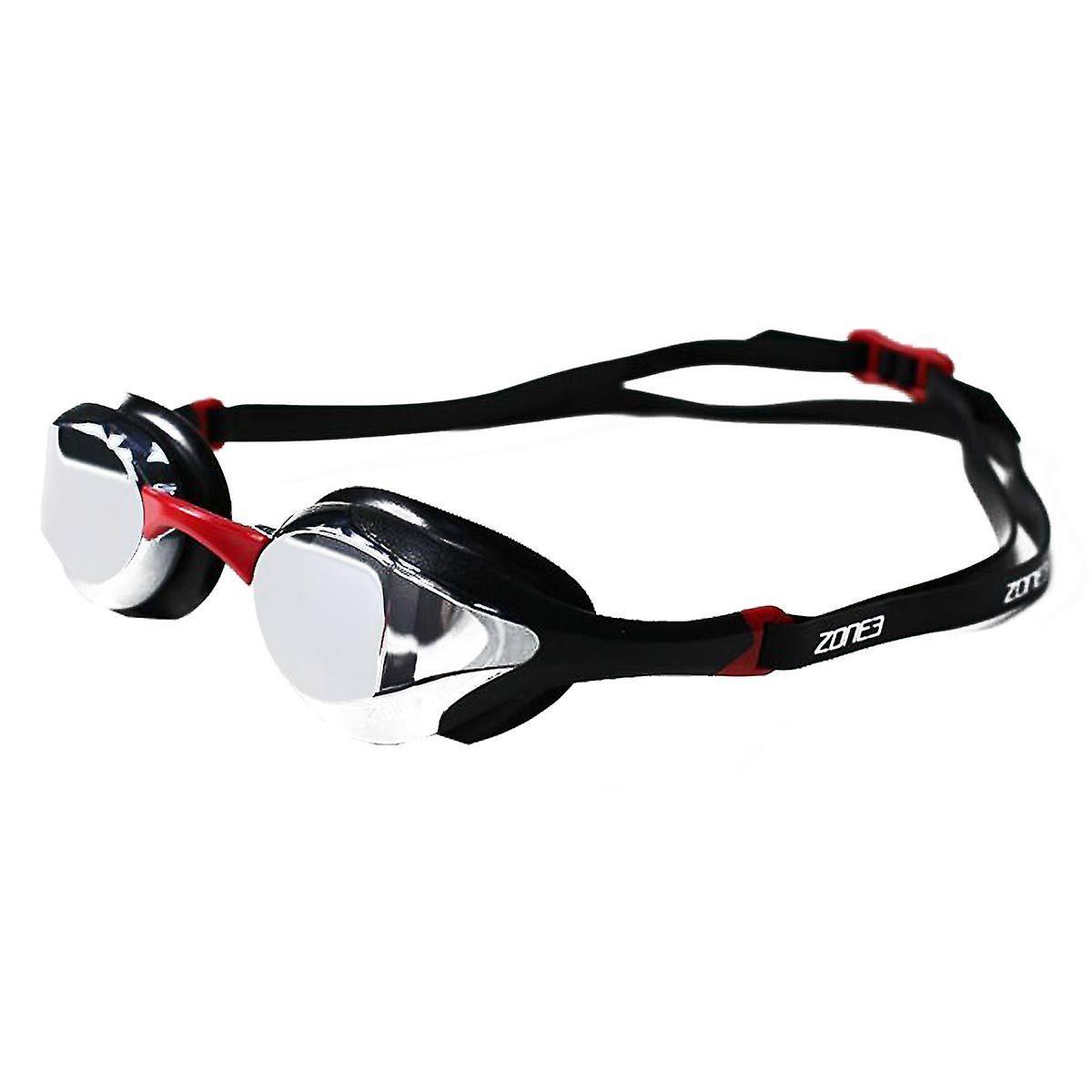 Zone3 Volare Streamline Racing Swim Goggles - Black / Red Unisex Adult