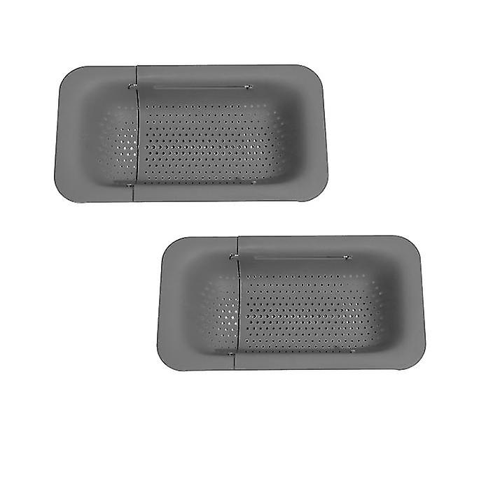 Vegetable and Fruit Drainer Baskets ((2 gray))