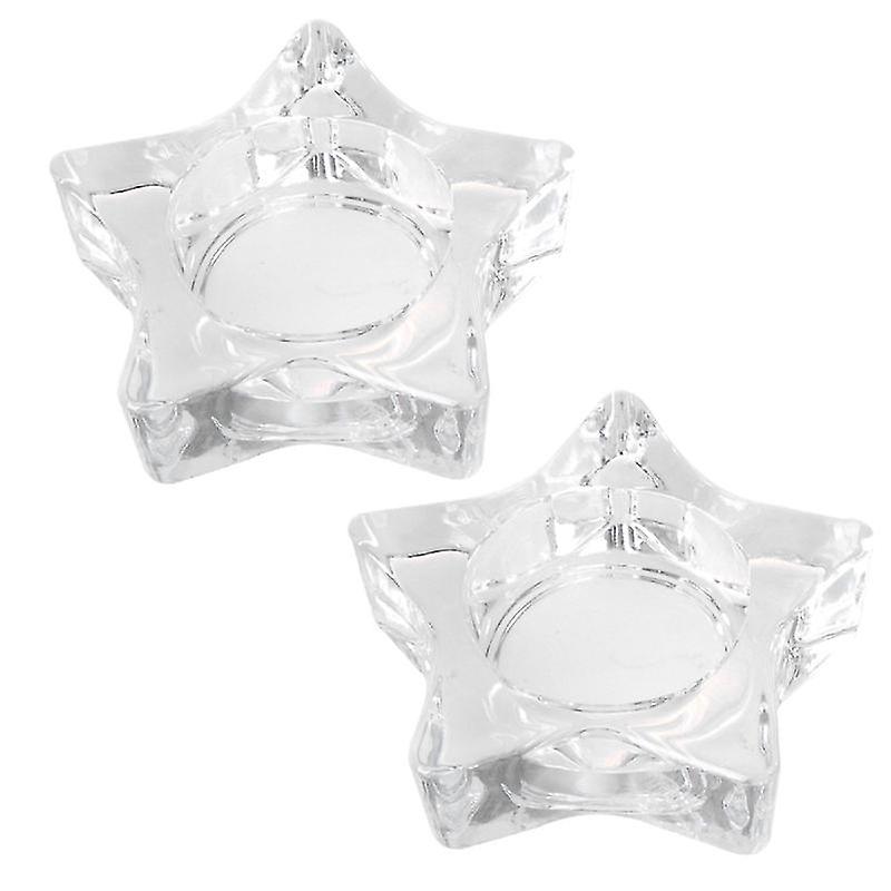 Glass Desktop Adornment For Holding Candle