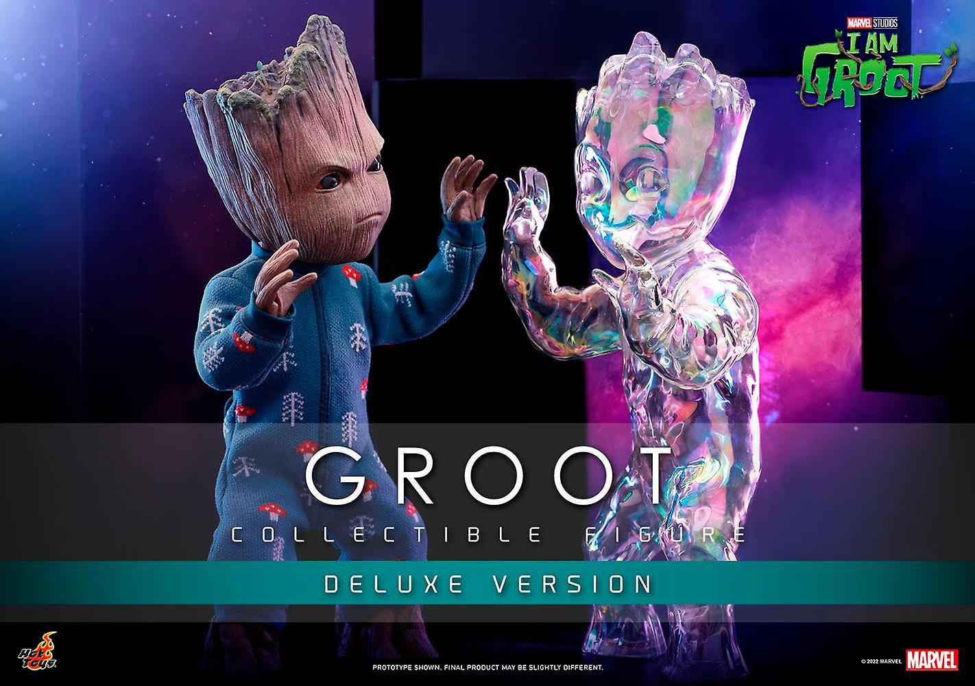 Groot Collectible Figure Deluxe Version I Am Groot Hot Toys