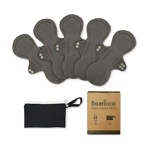 Pack 5 retulisable compresses + toiletry bag | Intense flow 5 units