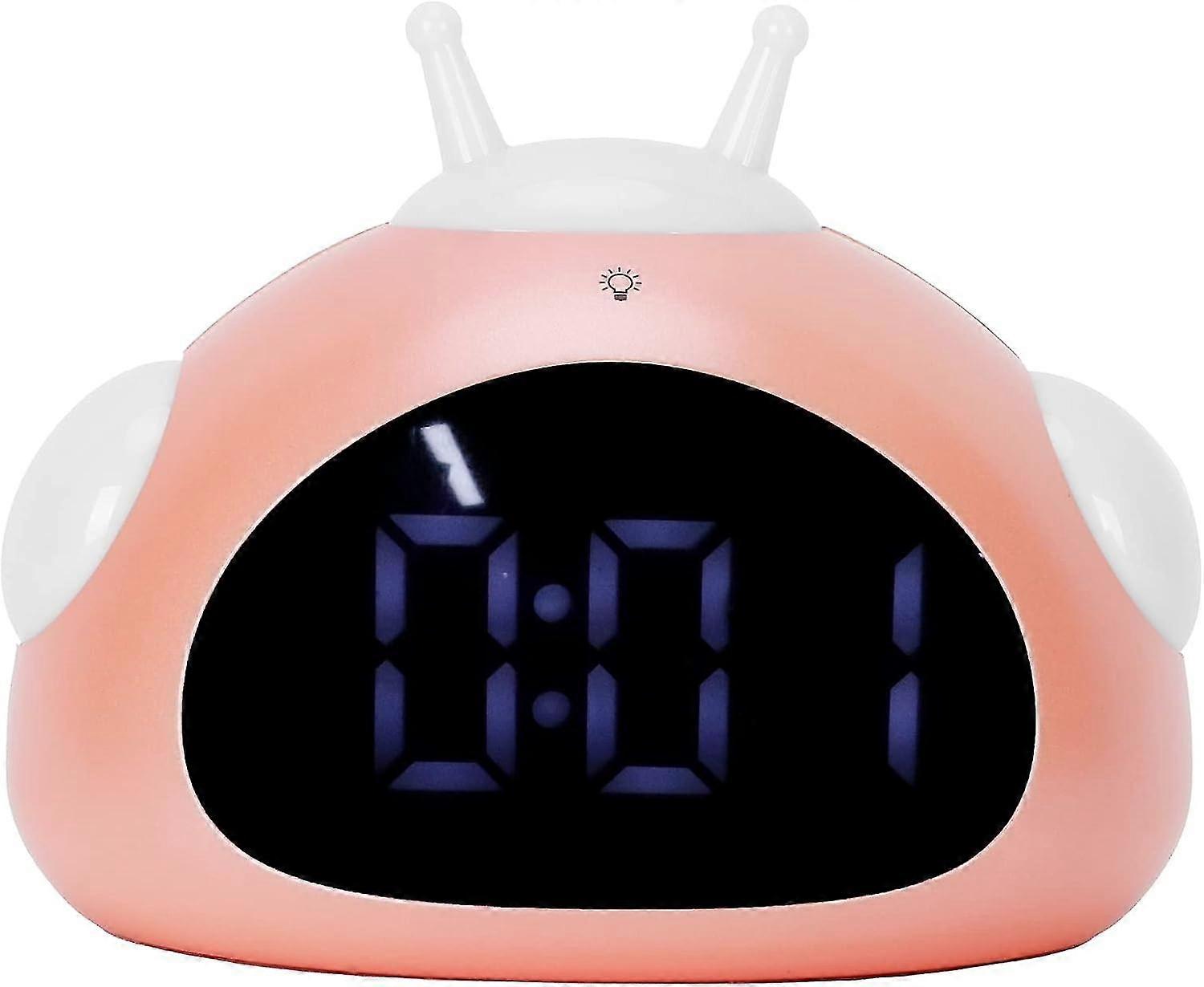Alarm clock, luminous alarm clock, children's alarm clock, cute children's sleep trainer with expres