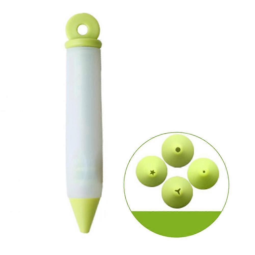 Silicone Pen With 4 Nozzles Decorating Cake Dessert Kitchen Tool