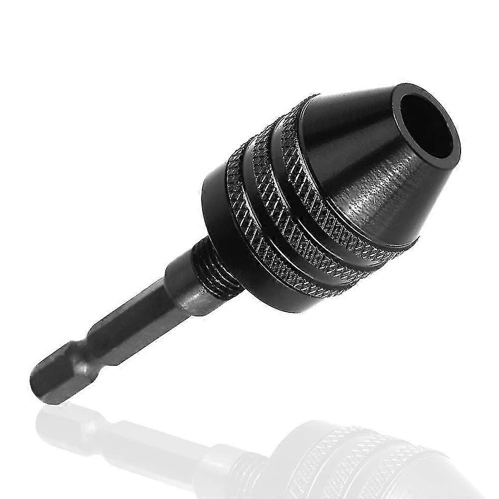 New ModelsLINJOU 0.3-6.5mm Keyless Drill Chuck Conversion Tool  ,with Hex Shank