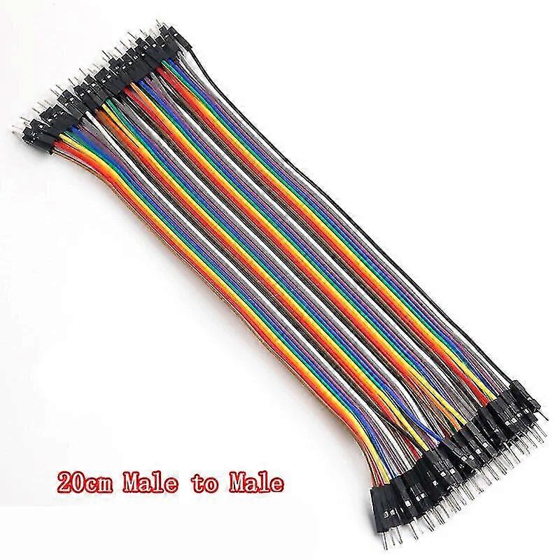 Línea Dupont 10cm 20 30cm macho a macho + hembra a macho + hembra a hembra jumper wire Dupont cable conector para Arduino DIY Kit