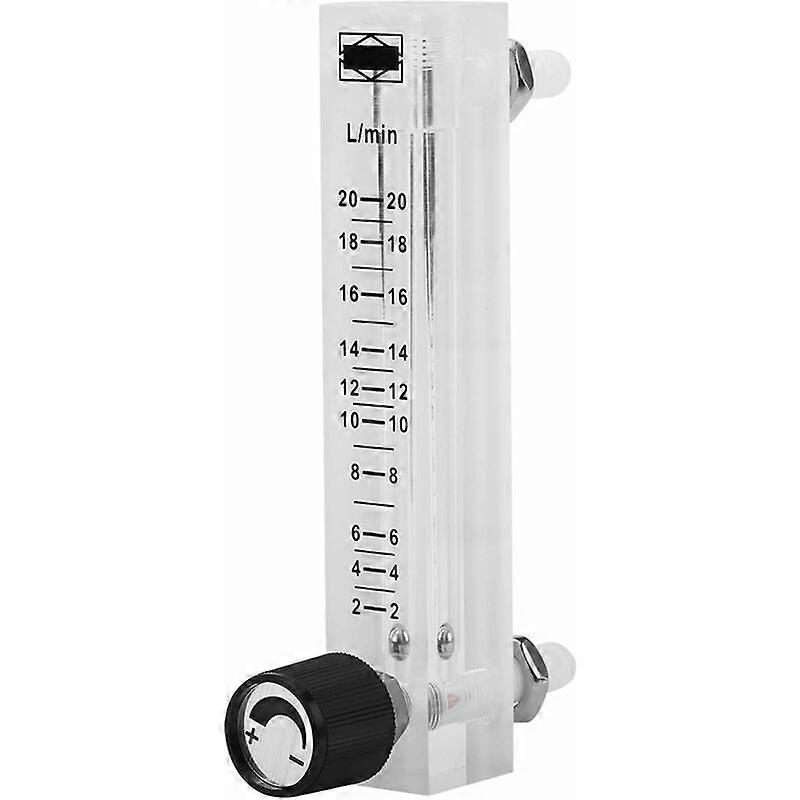 Gas regulator, flow meter 2 - 20lpm with oxygen, air and gas control valve (lzq - 7 2 - 20lpm)