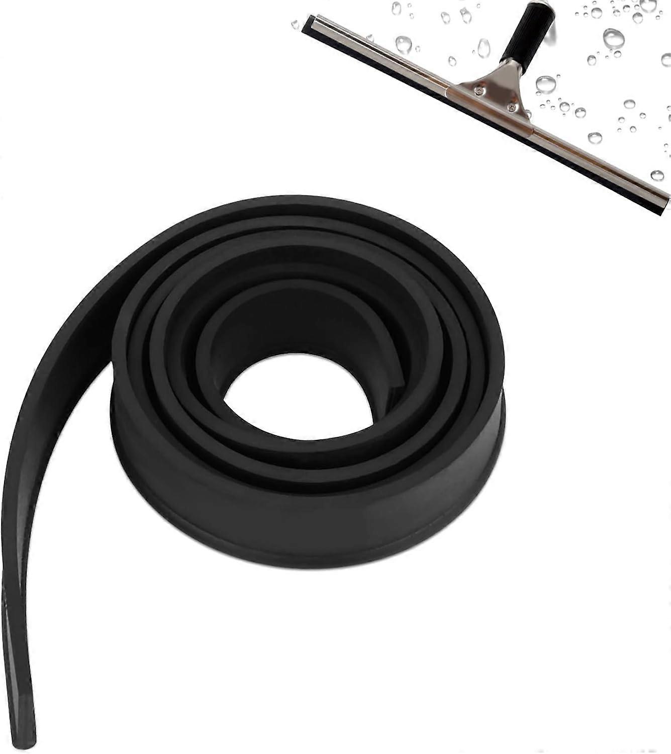 Rubber Cleaning Squeegee, Rubber Lip, Window Squeegee, Replacement Rubber 105cm, Replacement Wiper Squeegee Soft Rubber Replacement for Window Sq