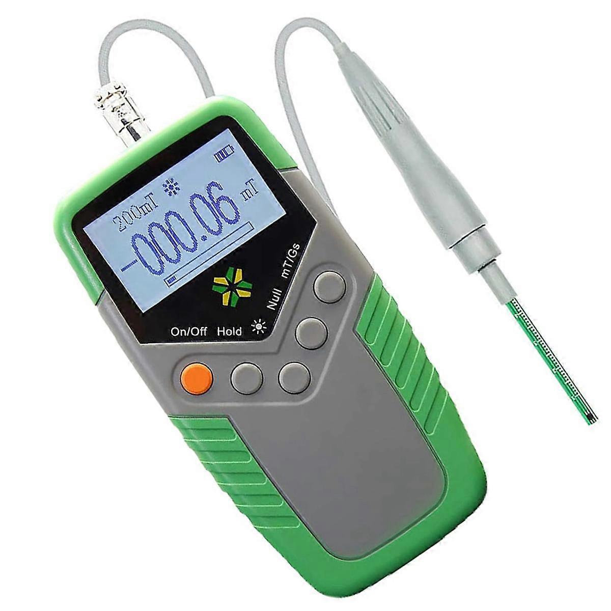 Handheld Digital Tester Digital, High Precision Gaussmeter with Probe 0-2400MT, Surface Magnetic Fi
