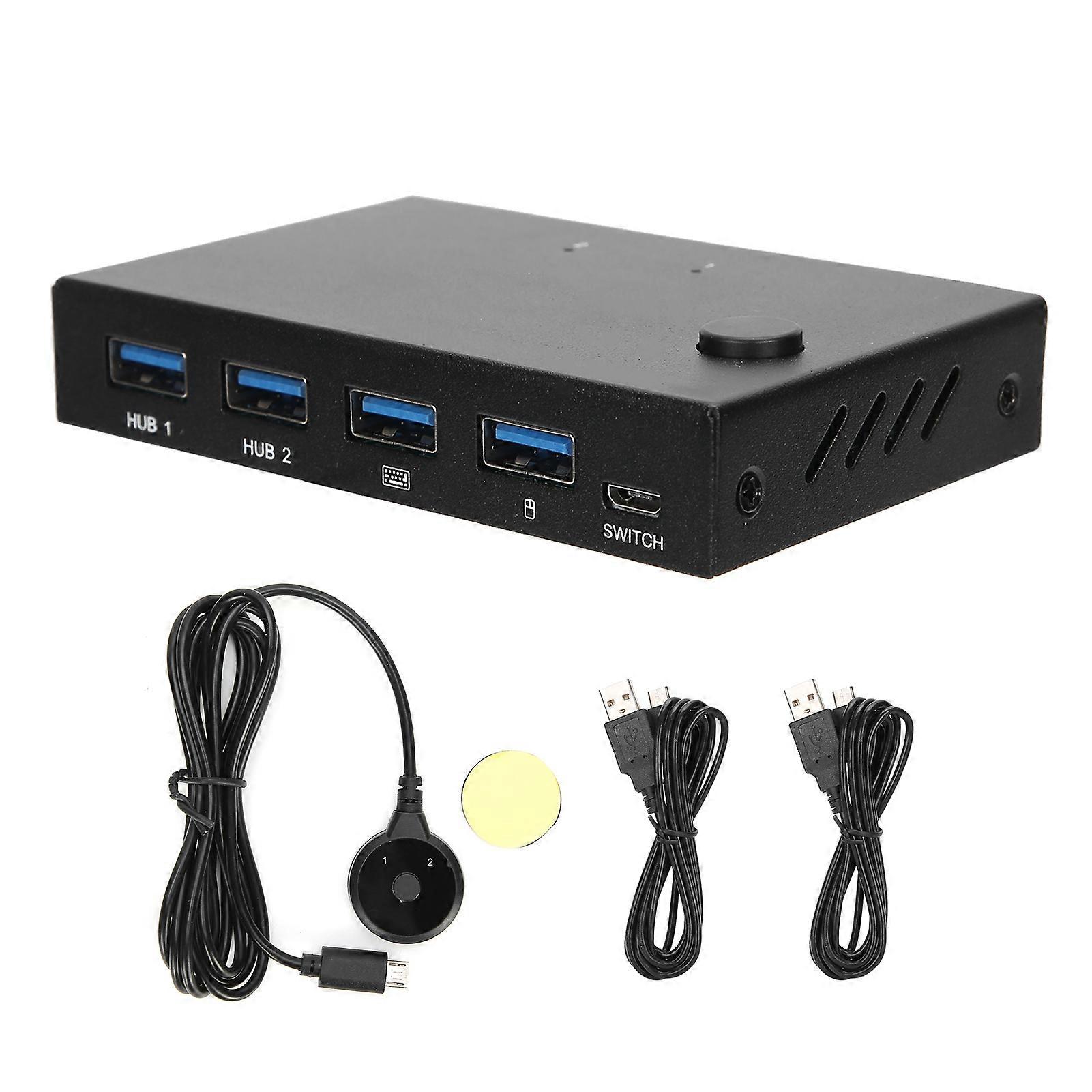 2 Port Hdmi Kvm Switch Audio Video Adapter Hub/hdmi/kvm Switch Box For Mouse/keyboard