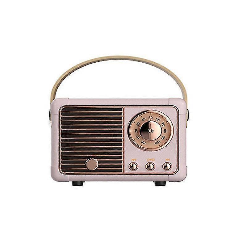 Portable Radio Nostalgia With Bluetooth Fm