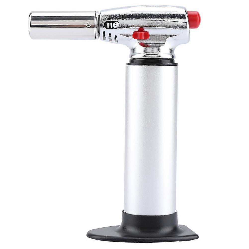 Multi-level Protections Butane BBQ Cigar Torch Portable Metal Flame Thrower for BBQ/Camping