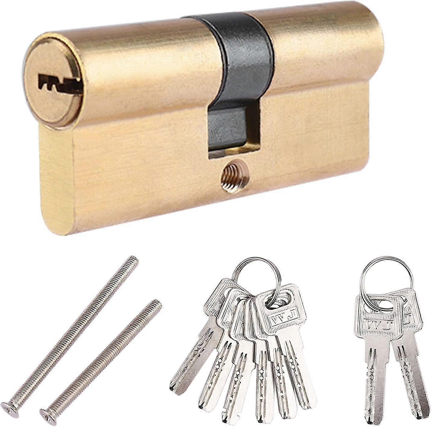 2024,locking Cylinder   32  5/32  5 Cylinder Lock   Total Length 65mm Locking Cylinder   Profile Double Cylinder With Two Screws   Can Be Combined