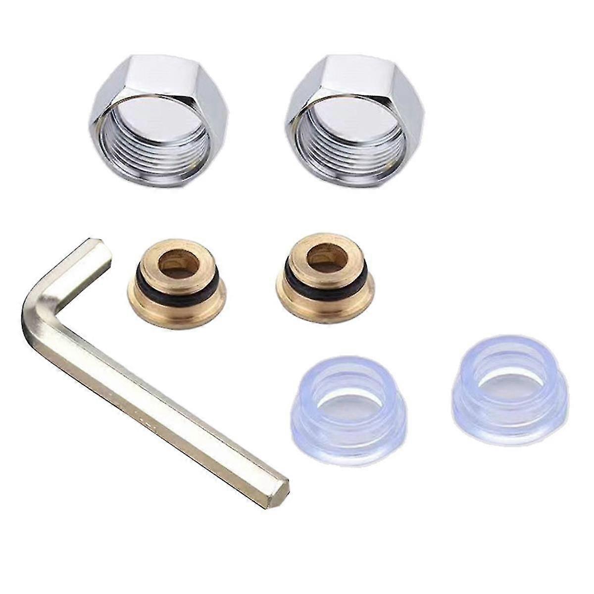 Water Heater Accessories Fixed Nut Six-point Interface Nut Special Copper Screw Joint - Water Heater Accessory Nuts and Screws