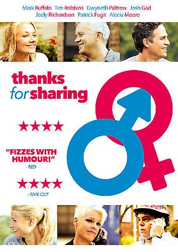 Thanks for Sharing DVD (2014) Mark Ruffalo Blumberg (DIR) cert 15 - Region 2