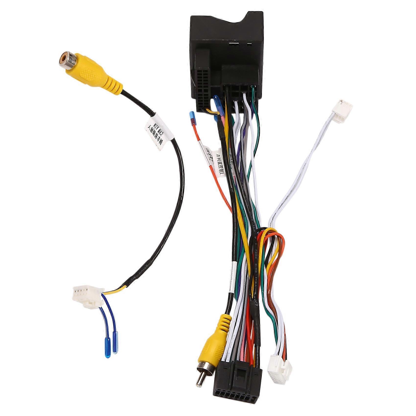 Autoradio Audio 16 PIN Android Power Kabelbaum Adapter für 3008 / 2008 / C4 / C3 XR / C5 / DS6