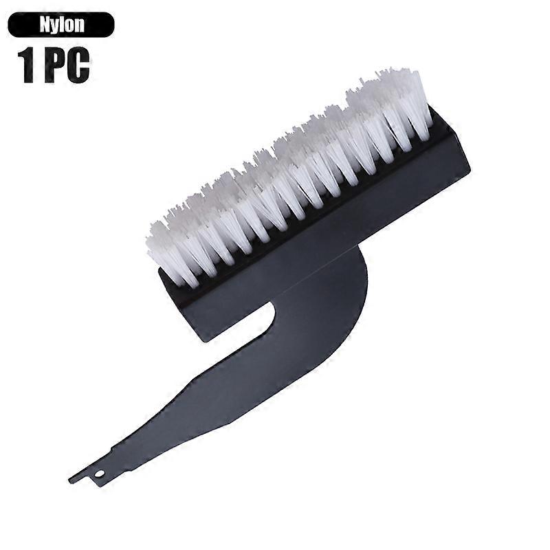 Reciprocating Saw Brush Head Nylon Wire Abrasive Brushes Reciprocating Saw Attachment for Tile Floor Cleaning And Rust Removal