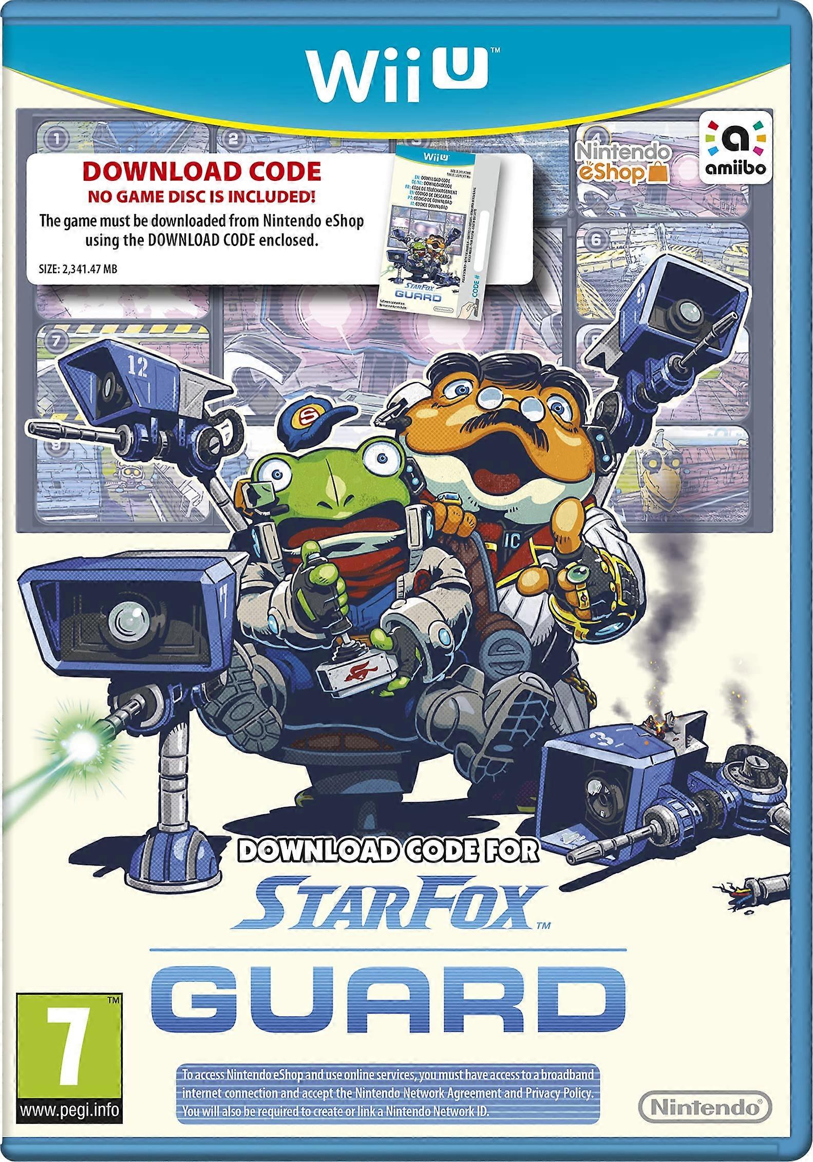 Star Fox Guard - [Code In A Box] - (Nintendo Wii U) - PAL - New & Sealed