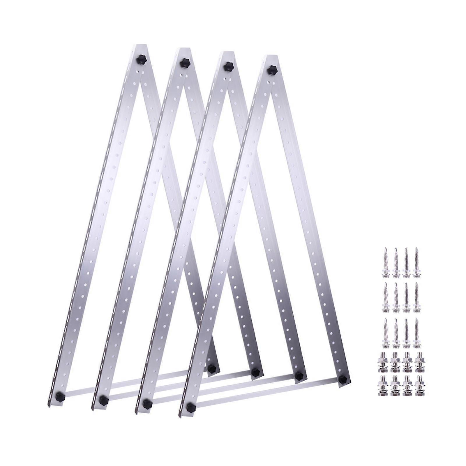 4Pcs 45inch Solar Panel Mounting Brackets Kit Sturdy with Foldable Tilt Legs