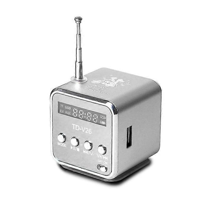 Portable Speakers With FM Mini Multi-function Radio USB Notebook Speakers For TV Phone Support SD/TF Card Mp3 Music Player