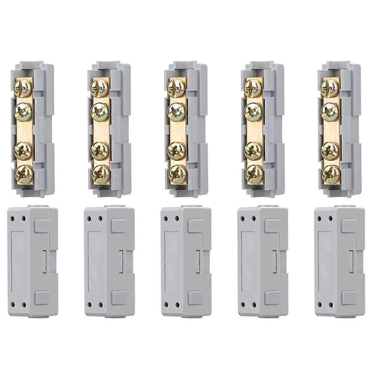 10PCS 6 AWG Gauge Wire Connector Nut Kit,80A Quick Wiring Connection Terminal,Splicing Quick Wiring