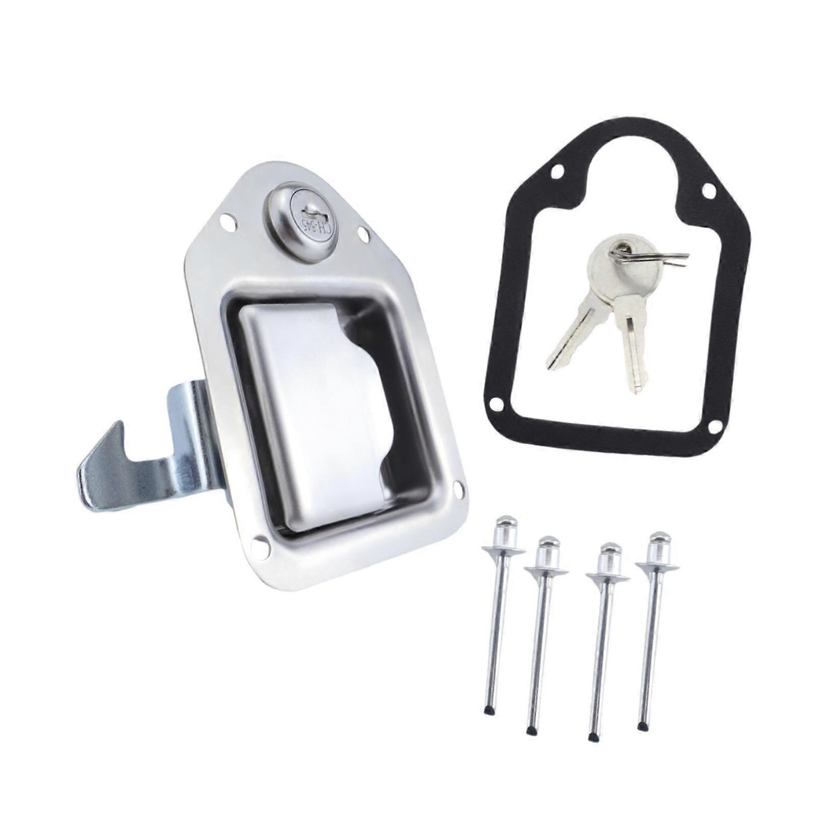 Generic Truck Tool Box Latch Replacement with 2 Keys for RV UTV Campers