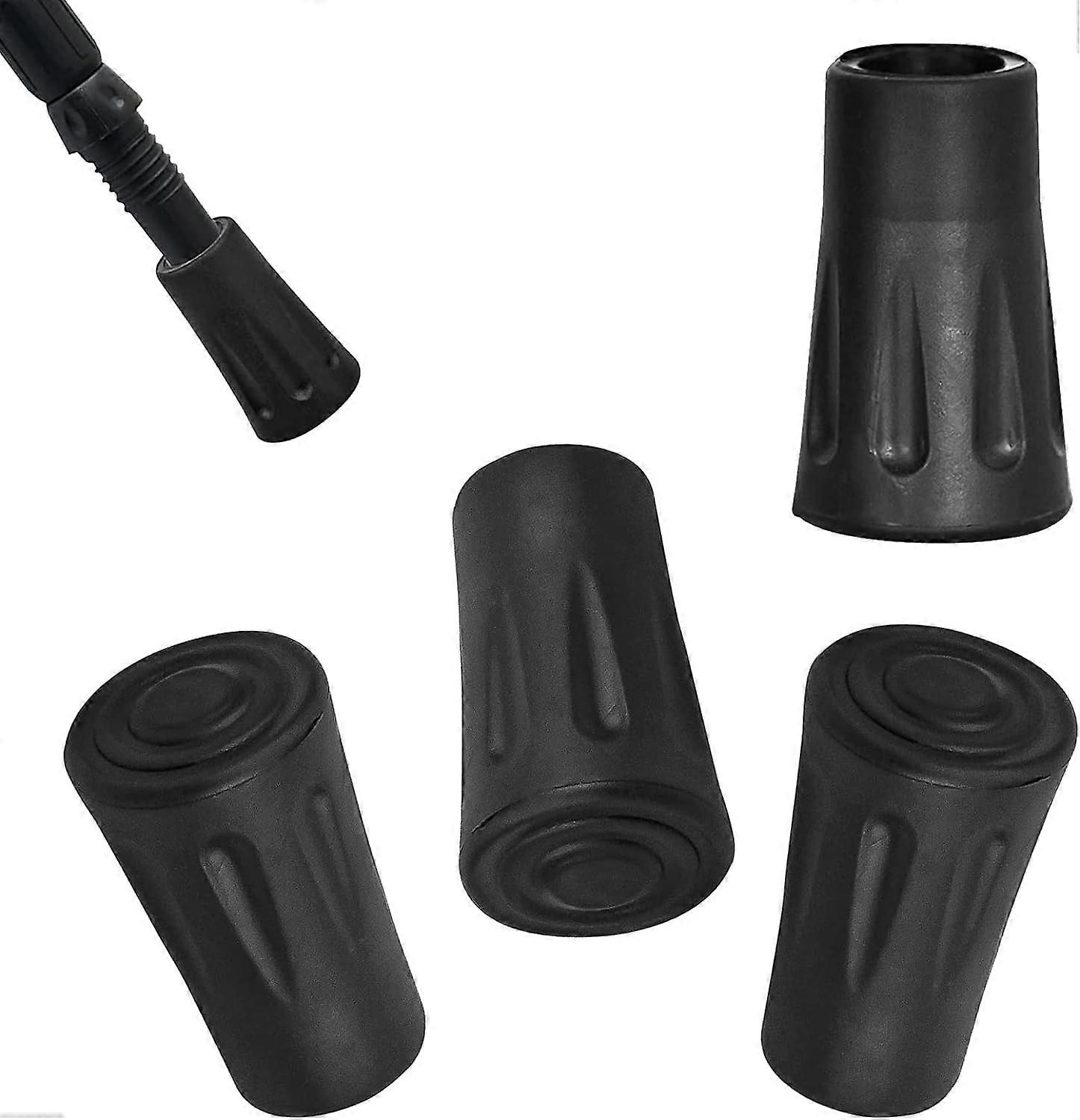 Walking Cane Tips, Rubber Protector Tips, Rubber Tips, Tips For Nordic Walking Poles, Protective Caps Rubber Tips, Replacement Rubber Tips, 4Pcs