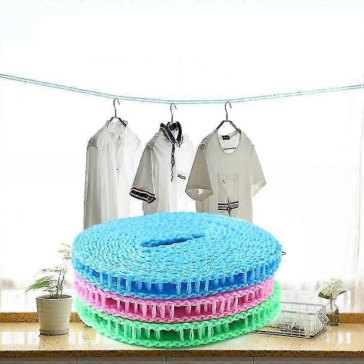Corde à linge anti-dérapage portable à l’épreuve du vent