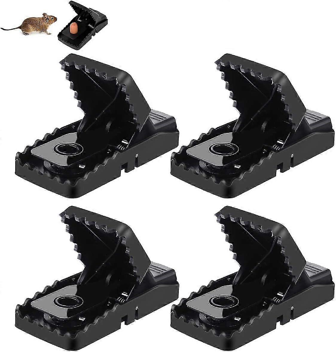 4 Pcs Plastic Mouse Trap Professional Mouse Trap Safety Mouse Trap Powerful And Effective Mouse Trap
