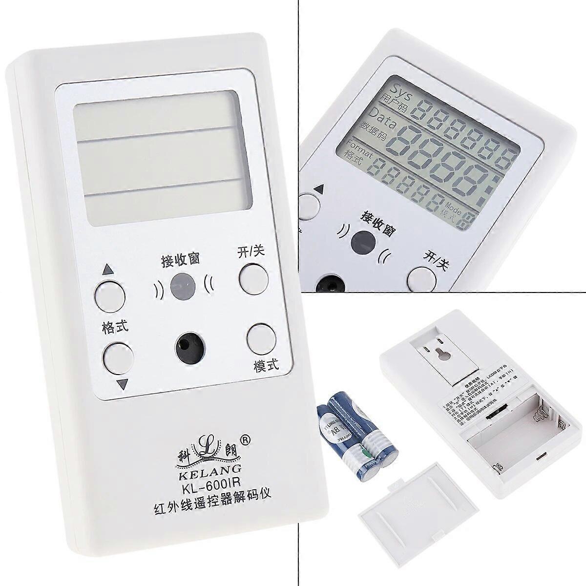 Kelang KL-600 IR Infrared Remote Control Decoder with Display and 10M Long Remote Control Distance Fit for Maintenance