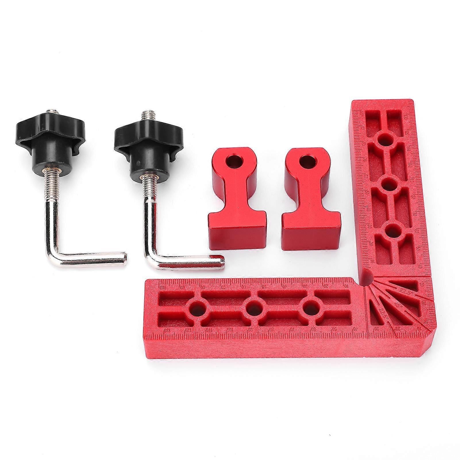 90 Degree Positioning Square Right Angle LType Ruler Clamp Woodworking Tool 140x140mm