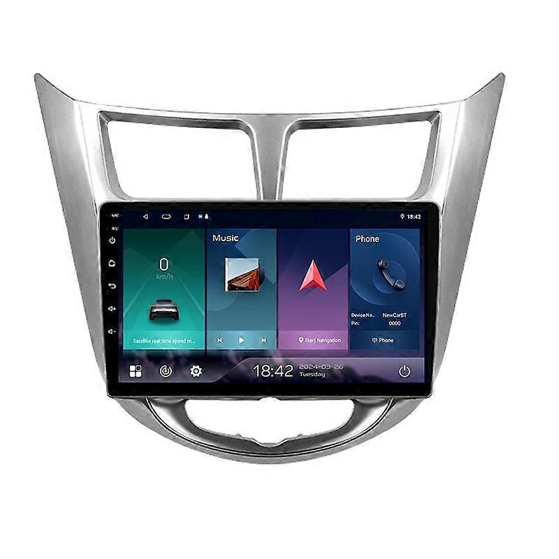 Car Radio Multimedia For Hyundai Solaris Verna Accent 1 2010-2016 Video Player WIFI Navigation GPS