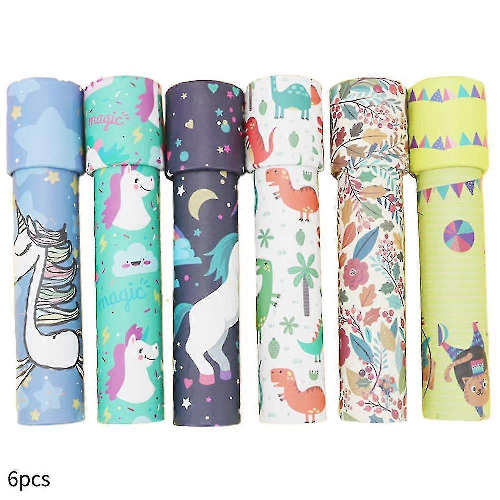 6pcs Kaleidoscope Enfants Jouets Éducatifs Jouets Rétro Portable Voyage Jouet Cadeaux -NMAOV