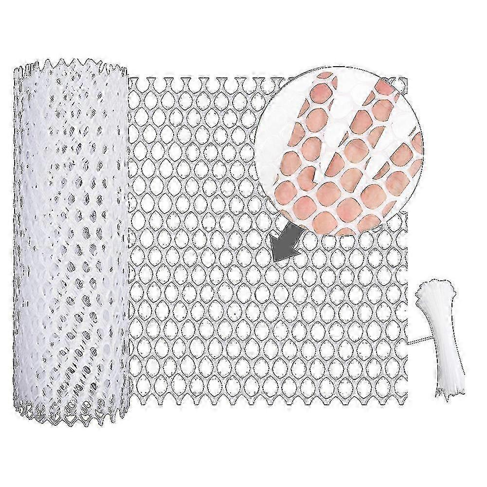 Plastic Chicken Wire Fence Mesh,Fencing Wire for Gardening, Poultry Fencing, Chicken Wire Frame Net