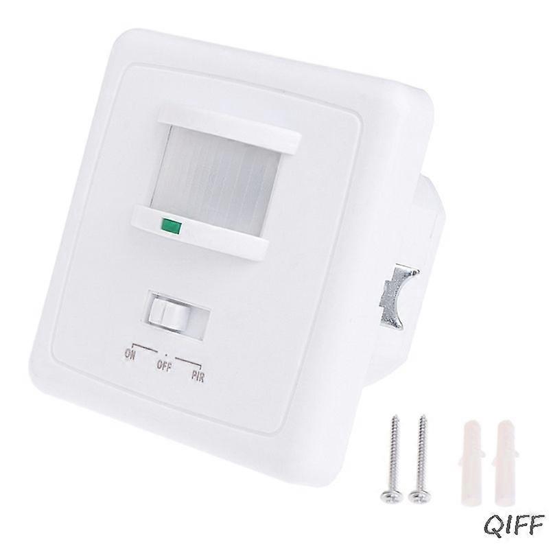220-240V AC Wall Mounted 9m Automatic PIR Infrared LED Motion Sensor Switch 50Hz